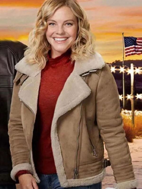 Eloise Mumford Grace Garland Shearling Fur Jacket