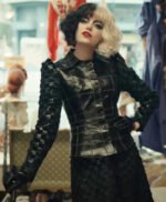 Emily Emma Stone Cruella Black Jacket