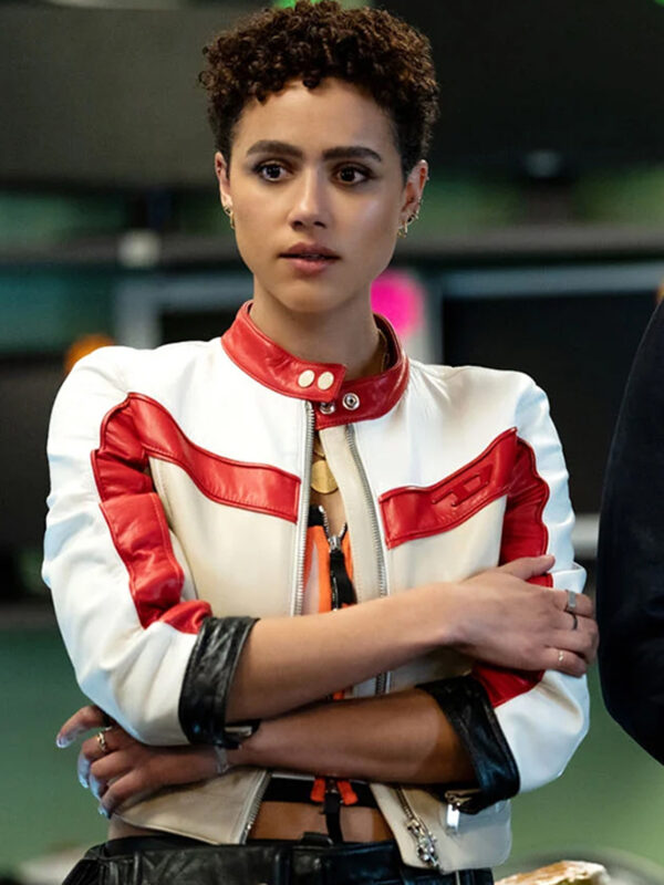 Fast X 2023 Nathalie Emmanuel White Jacket