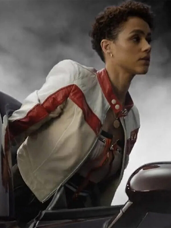 Fast X 2023 Nathalie Emmanuel White Jacket