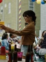 Finestkind Jenna Ortega Brown Leather Jacket