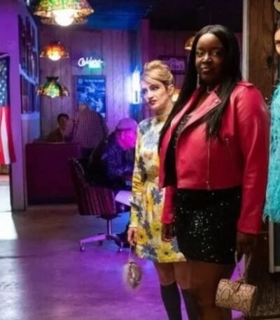 Fran Shrill Season 03 Pink Leather Jacket