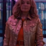 Glamorous 2023 Kim Cattrall Metallic Jacket