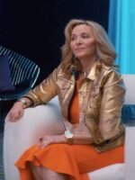 Glamorous 2023 Kim Cattrall Metallic Jacket