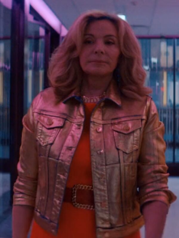 Glamorous 2023 Kim Cattrall Metallic Jacket