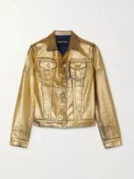 Glamorous 2023 Kim Cattrall Metallic Jacket