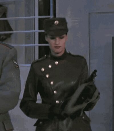 GoldenEye Xenia Onatopp Military Leather Jacket