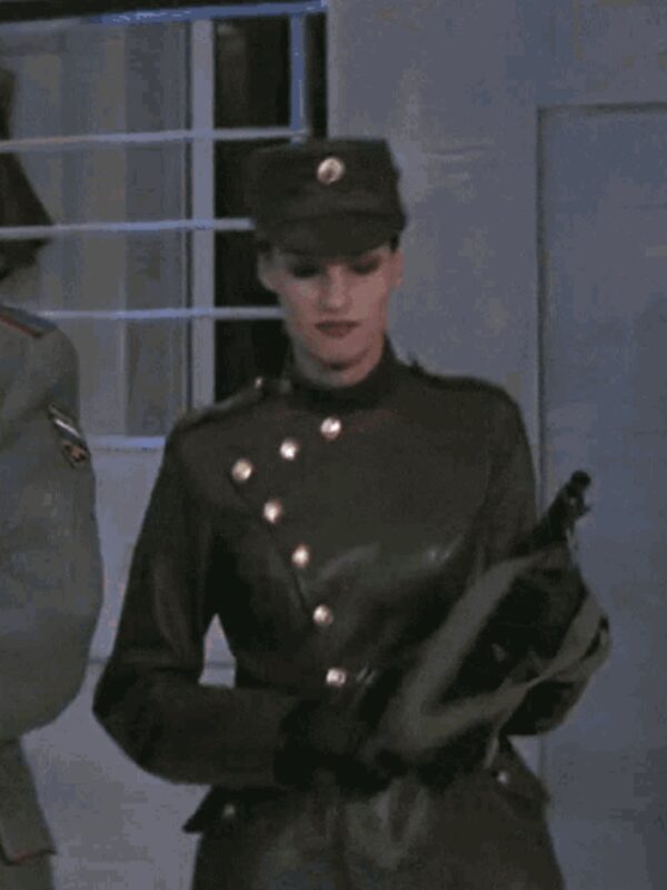 GoldenEye Xenia Onatopp Military Leather Jacket