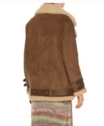 Hailey Baldwin Velocite Brown Jacket