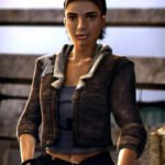 Half Life 2 Alyx Vance Brown Leather Jacket