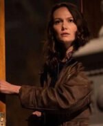 Halloween Ends 2022 Andi Matichak Brown Leather Jacket