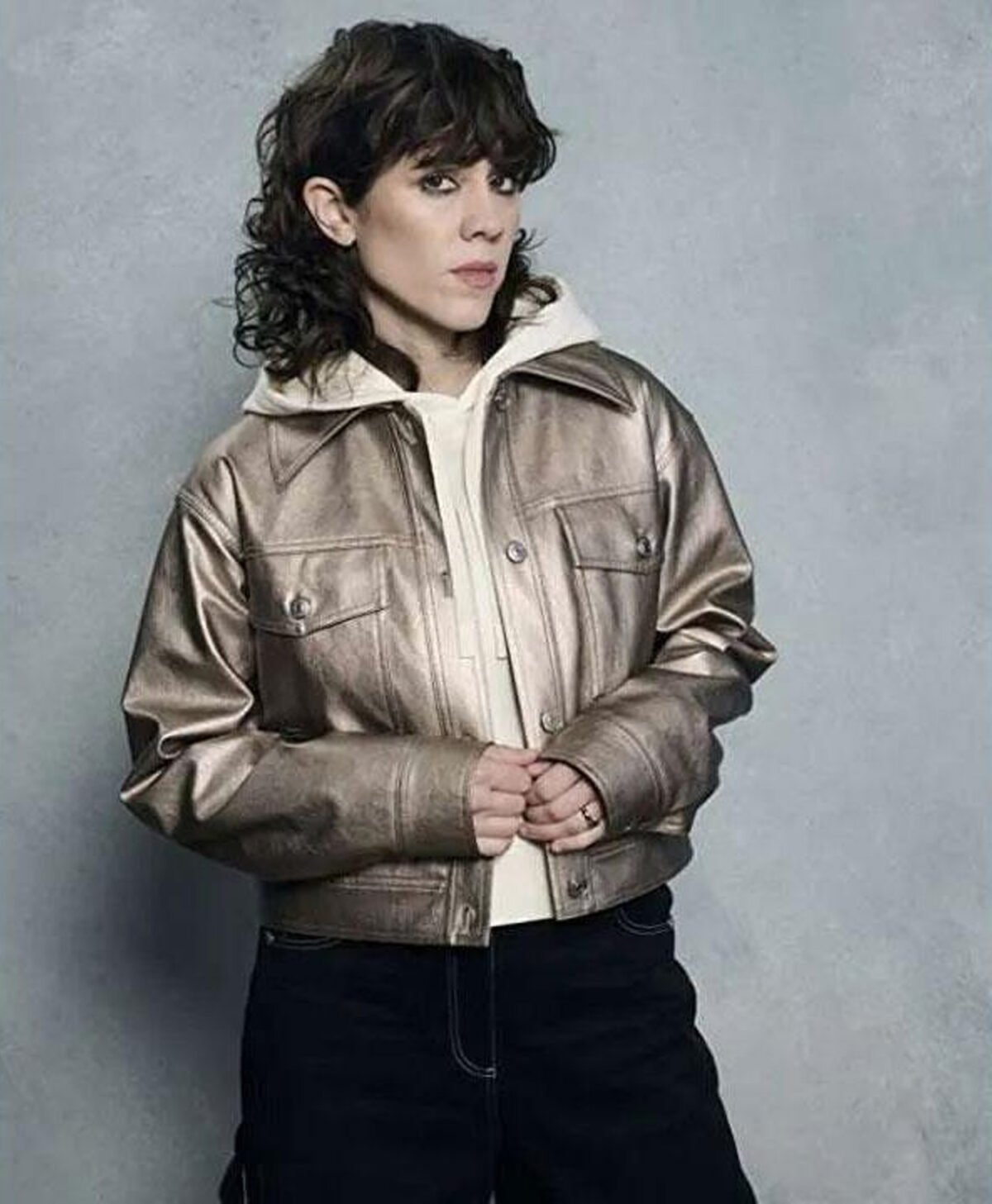 High School 2022 Sara Quin Leather Jacket