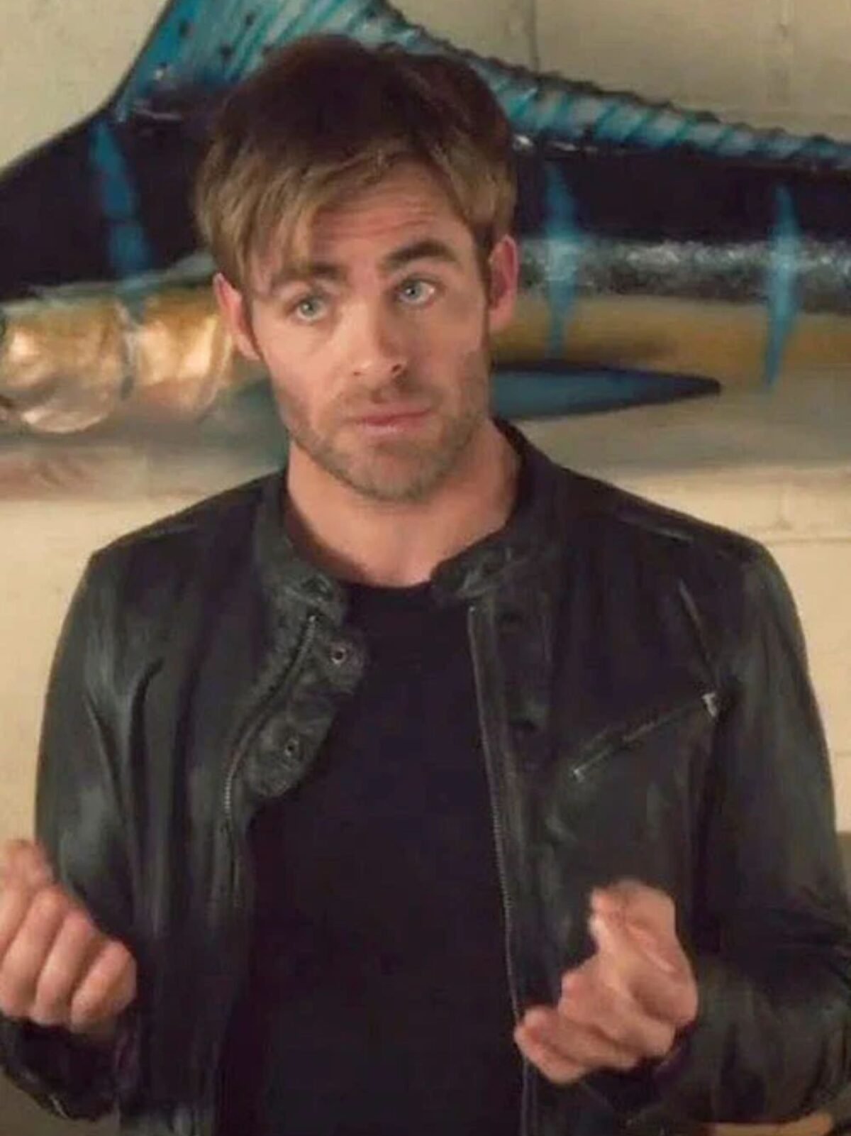 Horrible Bosses 2 Chris Pine Leather Jacket