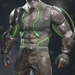 Injustice 2 Bane Black And Green Leather Jacket