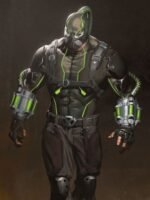 Injustice 2 Bane Black And Green Leather Jacket