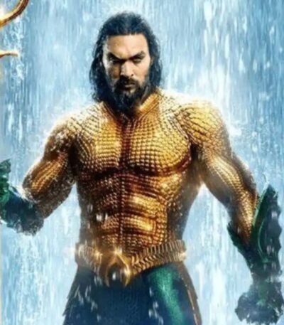 Jason Momoa Aquaman Classic Golden Jacket