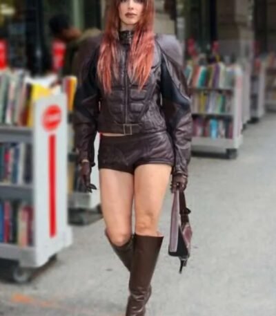 Julia Fox Brown Padded Jacket