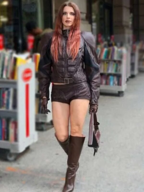 Julia Fox Brown Padded Jacket