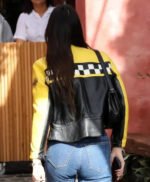 Kendall Jenner Aspen Trip 2023 Leather Jacket