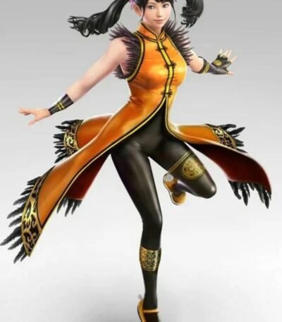 Ling Xiaoyu Tekken 7 Yellow Long Coat