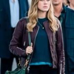 Manifest Michaela Stone Purple Leather Jacket