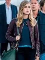 Manifest Michaela Stone Purple Leather Jacket