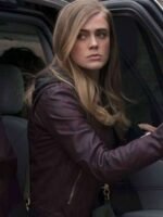 Manifest Michaela Stone Purple Leather Jacket