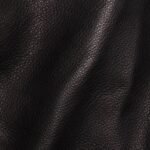 Maya Bins Vince Zip Front Black Leather Jacket