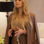 Million Dollar Listing LA S14 Tracy Tutor Brown Jacket