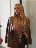 Million Dollar Listing LA S14 Tracy Tutor Brown Jacket