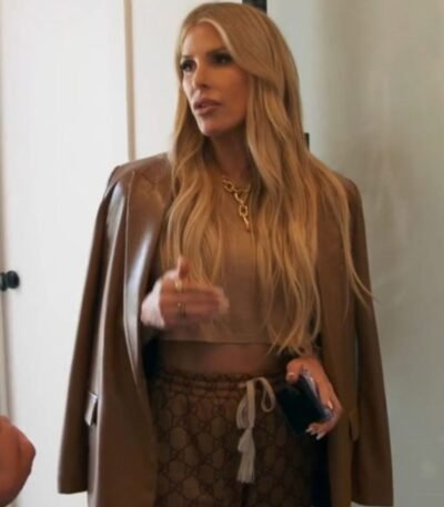 Million Dollar Listing LA S14 Tracy Tutor Brown Jacket