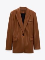Million Dollar Listing LA S14 Tracy Tutor Brown Jacket