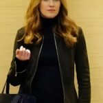 Mireille Enos The Catch Season 01 Peplum Jacket