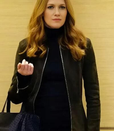 Mireille Enos The Catch Season 01 Peplum Jacket