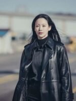 Oh Yeon-Seo Cafe Minamdang Trench Coat