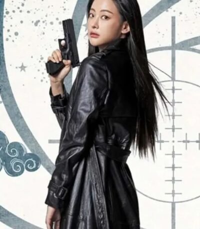 Oh Yeon-Seo Cafe Minamdang Trench Coat