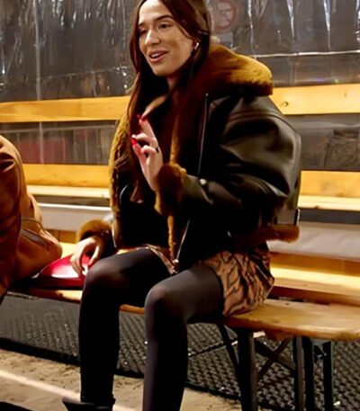 Real Girlfriends in Paris Margaux Lignel Leather Jacket