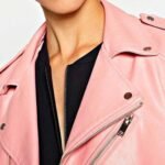 Riverdale S01 EP02 Ginger Lopez Pink Motorcycle Leather Jacket