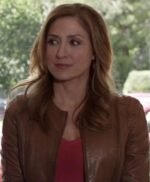 Rizzoli and Isles Maura Isles Brown Leather Jacket