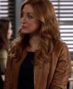 Rizzoli and Isles Maura Isles Brown Leather Jacket