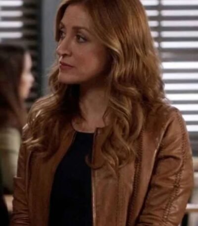 Rizzoli and Isles Maura Isles Brown Leather Jacket