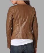 Rizzoli and Isles Maura Isles Brown Leather Jacket