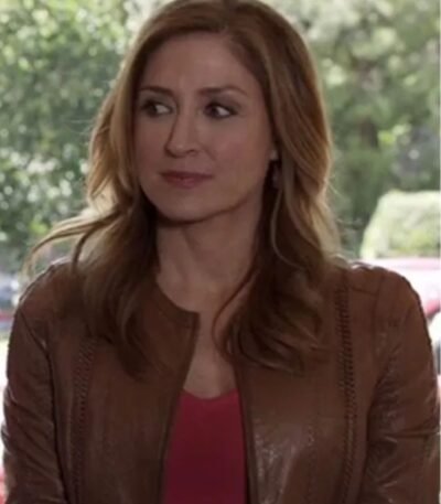 Rizzoli and Isles Maura Isles Brown Leather Jacket