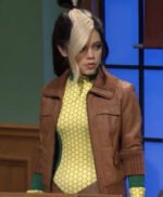 SNL 2023 Jenna Ortega Brown Jacket