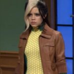 SNL 2023 Jenna Ortega Brown Jacket