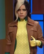 SNL 2023 Jenna Ortega Brown Jacket