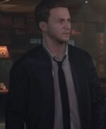 Sam Twin Mirror Black Leather Jacket