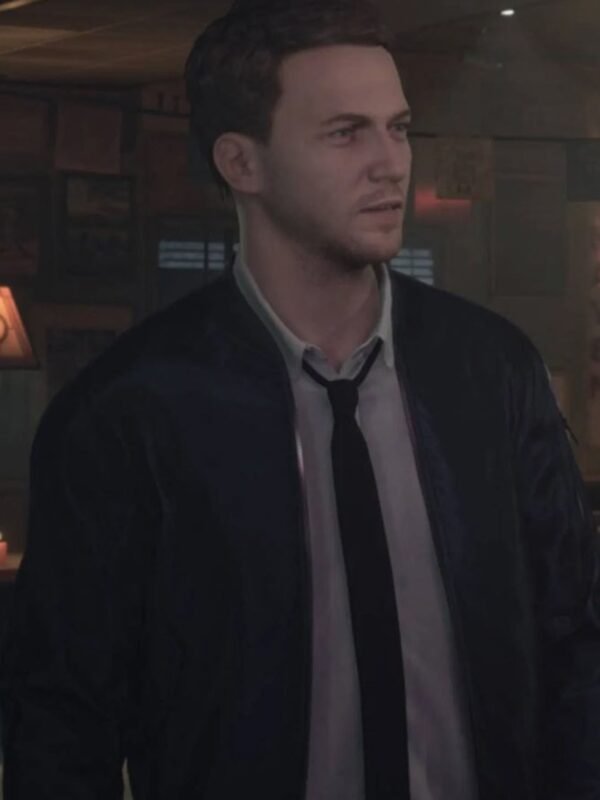 Sam Twin Mirror Black Leather Jacket