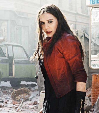 Scarlet Witch Avengers Age Of Ultron Red Jacket