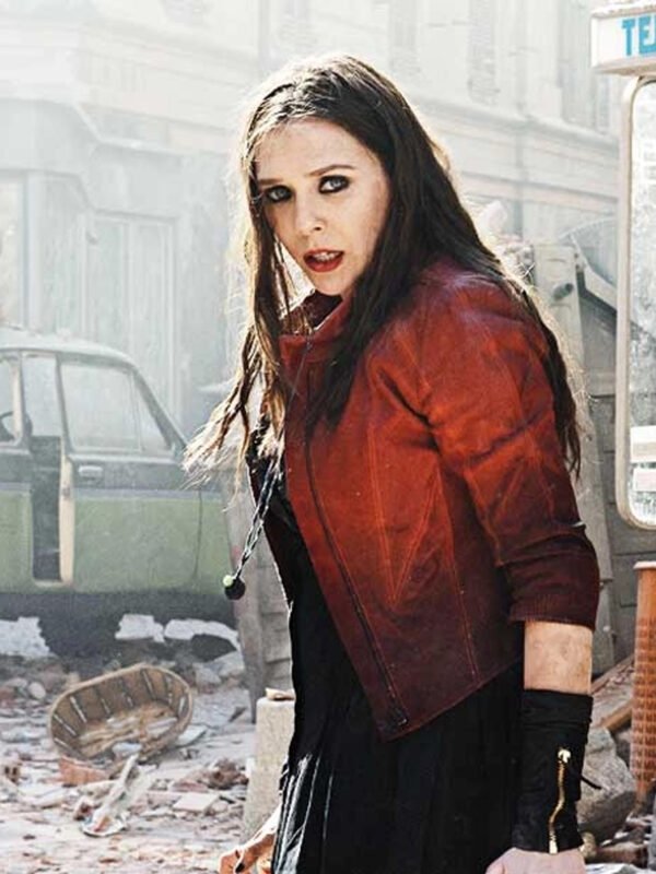 Scarlet Witch Avengers Age Of Ultron Red Jacket